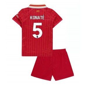 Liverpool Ibrahima Konate #5 Domaci Dres za Dječji 2024-25 Kratak Rukavima (+ kratke hlače)